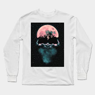 Moon Skull Long Sleeve T-Shirt